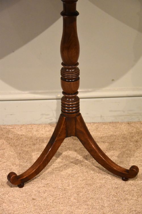 GEORGE III MAHOGANY DISH TOP TRIPOD TABLE - ADDITIONAL PHOTO 2