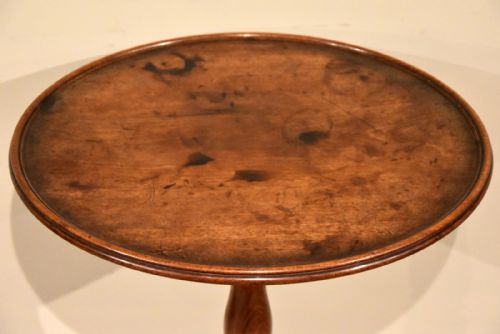 GEORGE III MAHOGANY DISH TOP TRIPOD TABLE - ADDITIONAL PHOTO 3