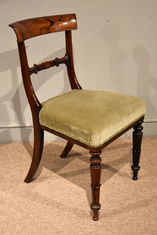 SET OF SIX WILLIAM IV ROSEWOOD DINING CHAIR - ADDITIONAL PHOTO 4