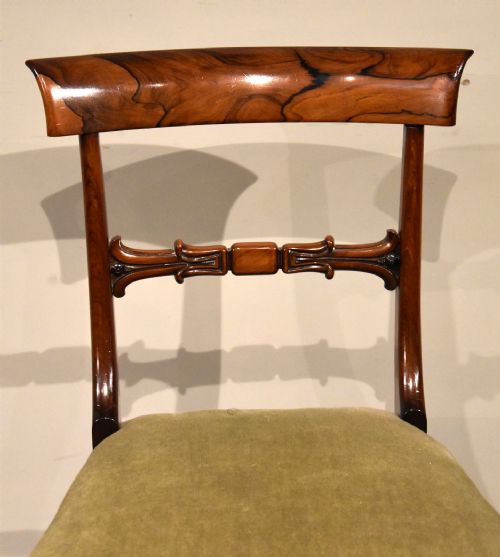 SET OF SIX WILLIAM IV ROSEWOOD DINING CHAIR - ADDITIONAL PHOTO 5