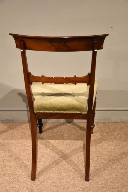 SET OF SIX WILLIAM IV ROSEWOOD DINING CHAIR - ADDITIONAL PHOTO 7