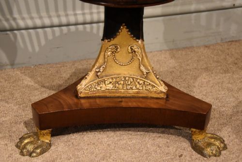 19TH CENTURY DUTCH MAHOGANY ICE BUCKET ON STAND - ADDITIONAL PHOTO 1