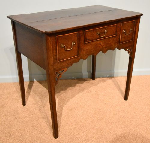 GEORGE III NORTH COUNTRY OAK LOWBOY - ADDITIONAL PHOTO 1