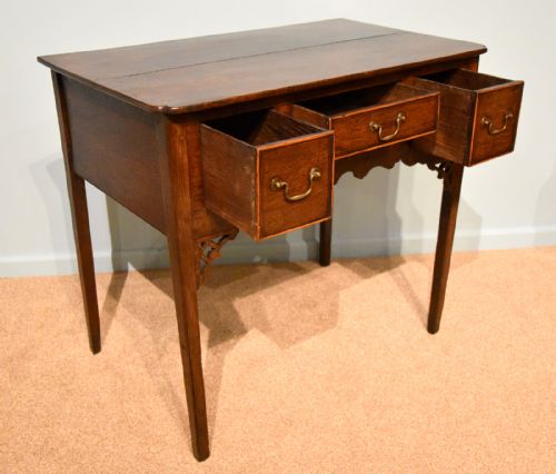 GEORGE III NORTH COUNTRY OAK LOWBOY - ADDITIONAL PHOTO 2