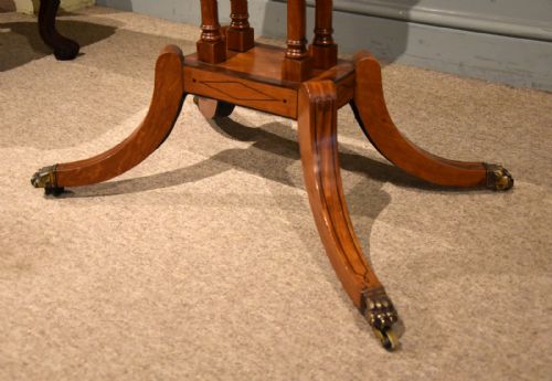 GEORGE III SATINWOOD ROSEWOOD AND EBONY INLAID CARD TABLE - ADDITIONAL PHOTO 8