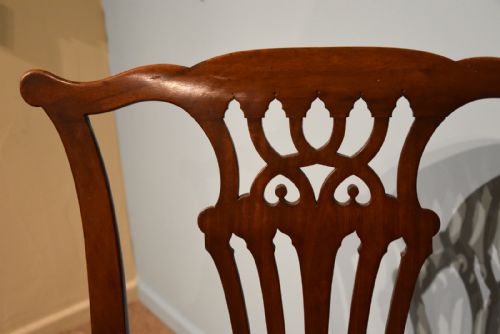 18TH CENTURY CHIPPENDALE PERIOD MAHOGANY ARMCHAIR - ADDITIONAL PHOTO 6