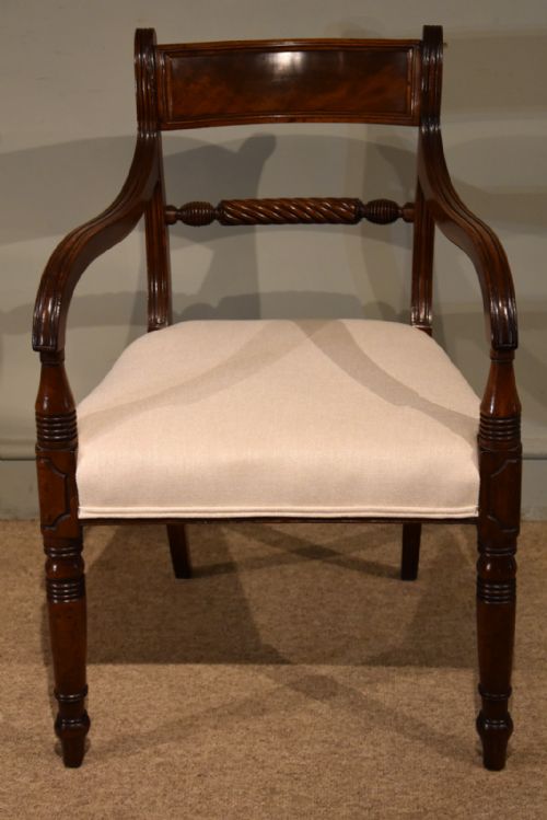 SET OF EIGHT REGENCY DINING CHAIRS - ADDITIONAL PHOTO 5