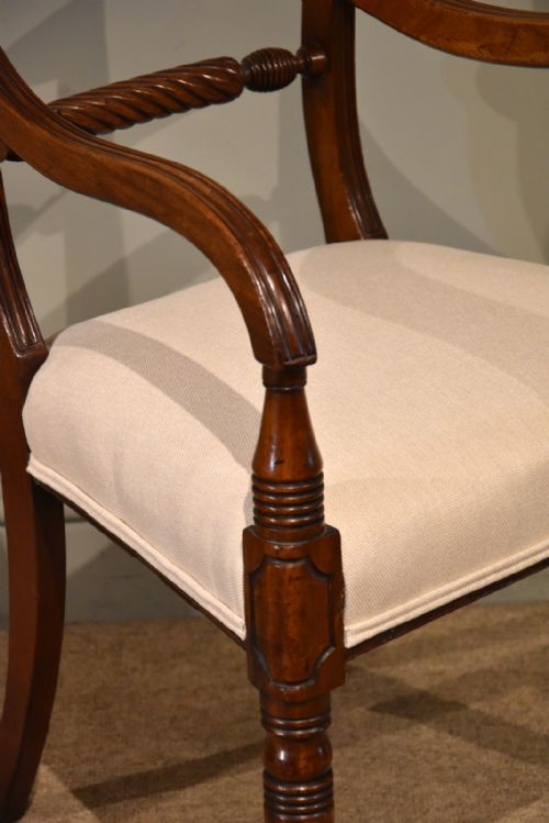SET OF EIGHT REGENCY DINING CHAIRS - ADDITIONAL PHOTO 9