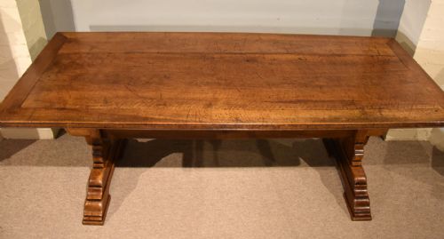 19TH CENTURY FRENCH WALNUT FARMHOUSE TABLE - ADDITIONAL PHOTO 3