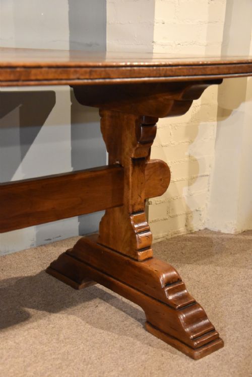 19TH CENTURY FRENCH WALNUT FARMHOUSE TABLE - ADDITIONAL PHOTO 6