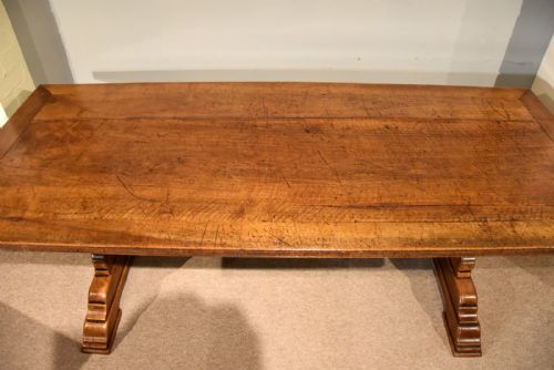 19TH CENTURY FRENCH WALNUT FARMHOUSE TABLE - ADDITIONAL PHOTO 7