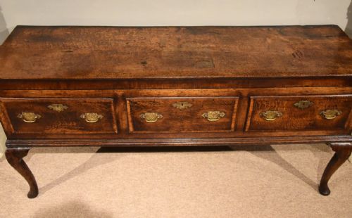 STUNNING GEORGE III OAK DRESSER BASE - ADDITIONAL PHOTO 3