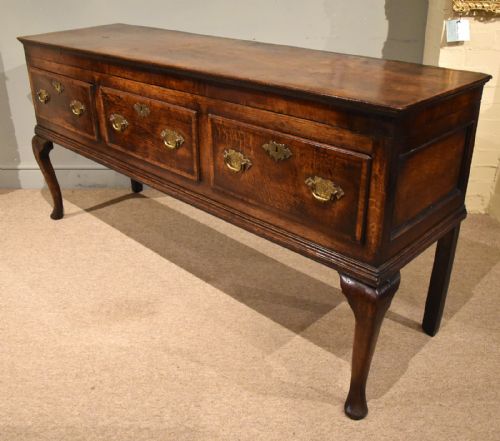 STUNNING GEORGE III OAK DRESSER BASE - ADDITIONAL PHOTO 9