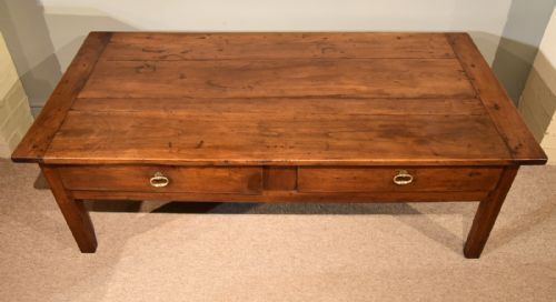 19TH CENTURY FRENCH CHERRY WOOD COFFEE TABLE - ADDITIONAL PHOTO 5