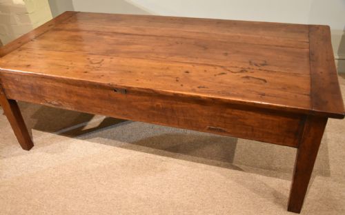 19TH CENTURY FRENCH CHERRY WOOD COFFEE TABLE - ADDITIONAL PHOTO 7