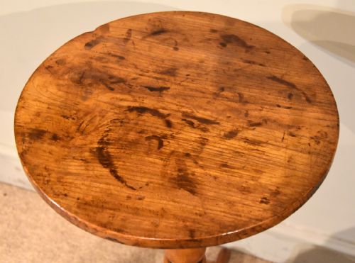 GEORGE III ELM TRIPOD TABLE - ADDITIONAL PHOTO 4
