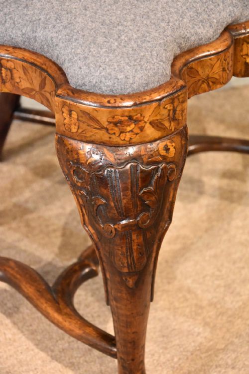 18TH CENTURY DUTCH MARQUETRY SIDE CHAIR - ADDITIONAL PHOTO 5