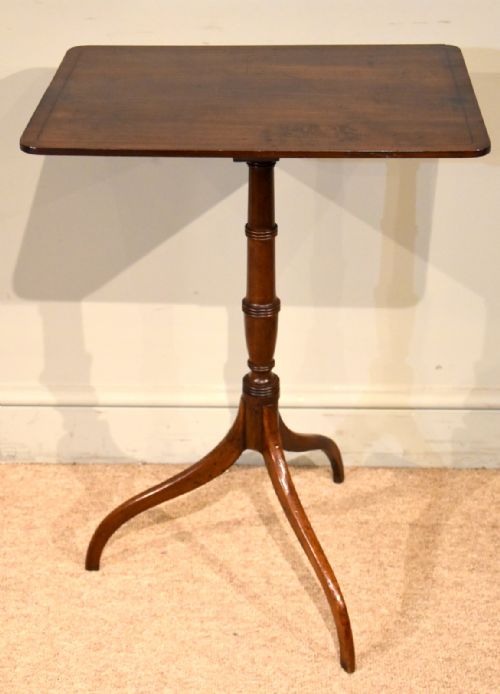 regency period tripod lamp table - CATEGORY: ANTIQUE TABLES - DATED REGENCY
