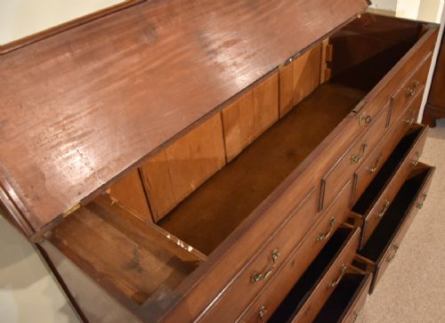 LARGE 19TH CENTURY LANCASHIRE MULE CHEST OF DRAWERS - ADDITIONAL PHOTO 4