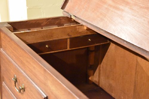 LARGE 19TH CENTURY LANCASHIRE MULE CHEST OF DRAWERS - ADDITIONAL PHOTO 5