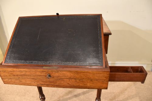 REGENCY PERIOD ROSEWOOD WORK TABLE - ADDITIONAL PHOTO 7