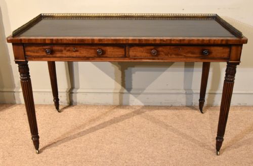 regency period two drawer gillows writing table - CATEGORY: ANTIQUE TABLES - DATED REGENCY