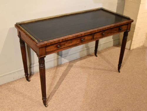 REGENCY PERIOD TWO DRAWER GILLOWS WRITING TABLE - ADDITIONAL PHOTO 1