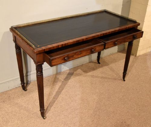 REGENCY PERIOD TWO DRAWER GILLOWS WRITING TABLE - ADDITIONAL PHOTO 2