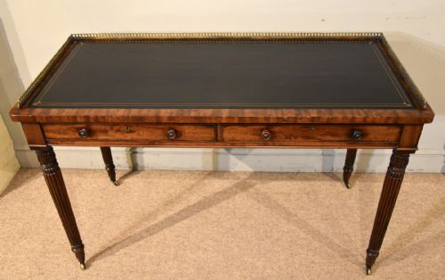 REGENCY PERIOD TWO DRAWER GILLOWS WRITING TABLE - ADDITIONAL PHOTO 3