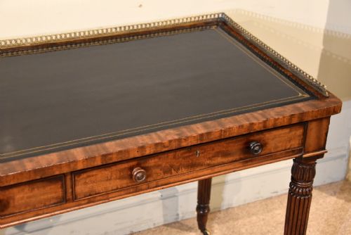 REGENCY PERIOD TWO DRAWER GILLOWS WRITING TABLE - ADDITIONAL PHOTO 4