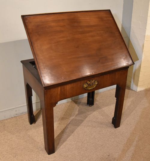 GEORGE II MAHOGANY ARCHITECTS TABLE - ADDITIONAL PHOTO 3