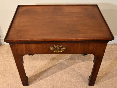 GEORGE II MAHOGANY ARCHITECTS TABLE - ADDITIONAL PHOTO 5