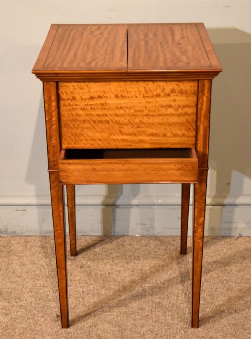 19TH CENTURY SATINWOOD WORK TABLE - ADDITIONAL PHOTO 1