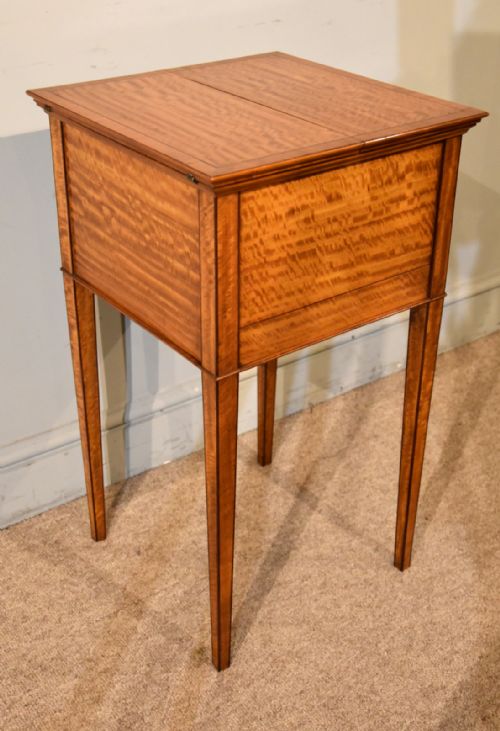 19TH CENTURY SATINWOOD WORK TABLE - ADDITIONAL PHOTO 3