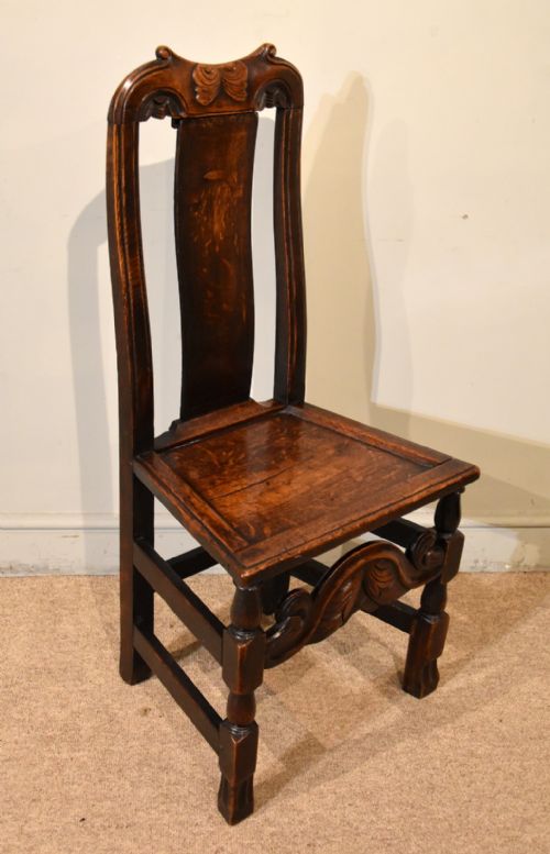 JAMES II OAK SIDE CHAIR - ADDITIONAL PHOTO 1