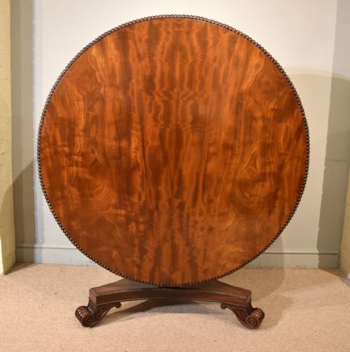 regency mahogany dining breakfast table attributed to gillows - CATEGORY: ANTIQUE TABLES - DATED REGENCY