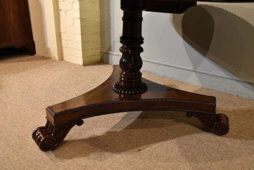 REGENCY MAHOGANY DINING BREAKFAST TABLE ATTRIBUTED TO GILLOWS - ADDITIONAL PHOTO 7