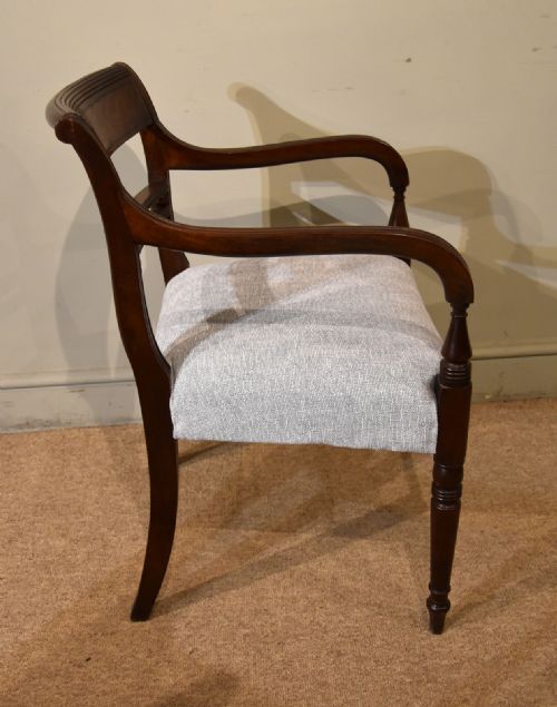 LARGE PAIR OF REGENCY MAHOGANY ARMCHAIRS - ADDITIONAL PHOTO 3