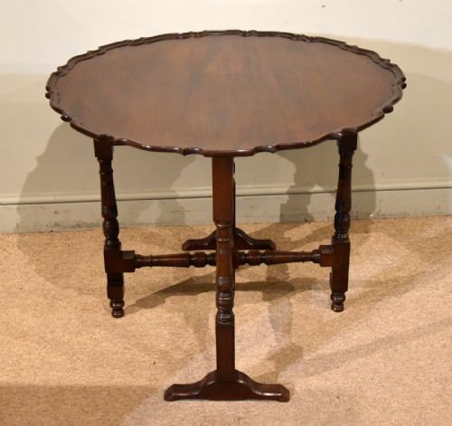 19TH CENTURY MAHOGANY OCCASIONAL TABLE BY CHARLES BAKER - ADDITIONAL PHOTO 1