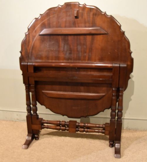 19TH CENTURY MAHOGANY OCCASIONAL TABLE BY CHARLES BAKER - ADDITIONAL PHOTO 5