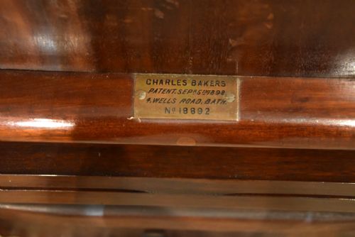 19TH CENTURY MAHOGANY OCCASIONAL TABLE BY CHARLES BAKER - ADDITIONAL PHOTO 9