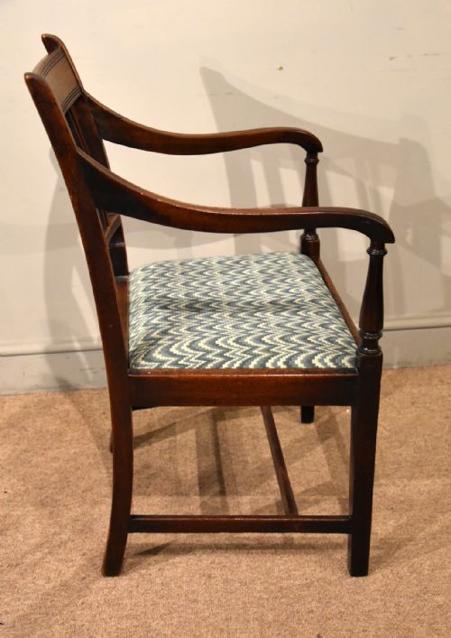 SET OF SIX REGENCY MAHOGANY DINING CHAIRS - ADDITIONAL PHOTO 3