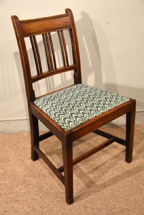 SET OF SIX REGENCY MAHOGANY DINING CHAIRS - ADDITIONAL PHOTO 5