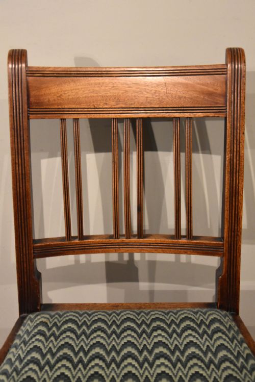 SET OF SIX REGENCY MAHOGANY DINING CHAIRS - ADDITIONAL PHOTO 8
