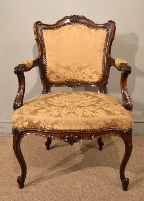 PAIR OF CARVED HEPPLEWHITE GEORGE III ARMCHAIRS - ADDITIONAL PHOTO 2
