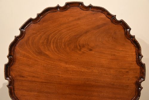 SCOTTISH GEORGE III PIE CRUST TILT TOP TABLE - ADDITIONAL PHOTO 2