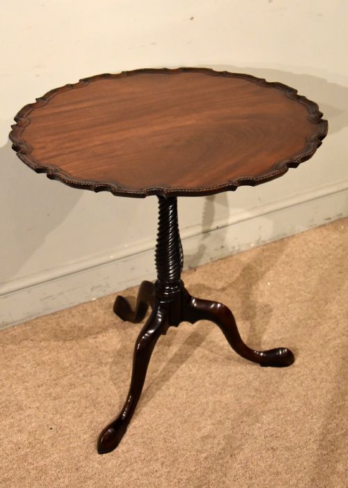 SCOTTISH GEORGE III PIE CRUST TILT TOP TABLE - ADDITIONAL PHOTO 6