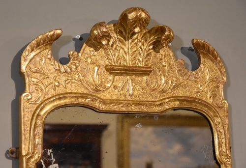 18TH CENTURY QUEEN ANNE GILT GESSO PIER MIRROR - ADDITIONAL PHOTO 2
