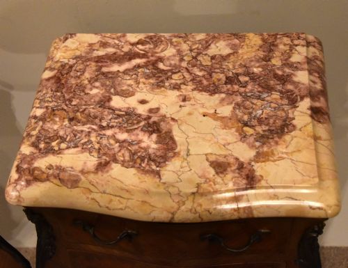 PAIR OF FRENCH KINGWOOD BEDSIDE TABLES - ADDITIONAL PHOTO 6