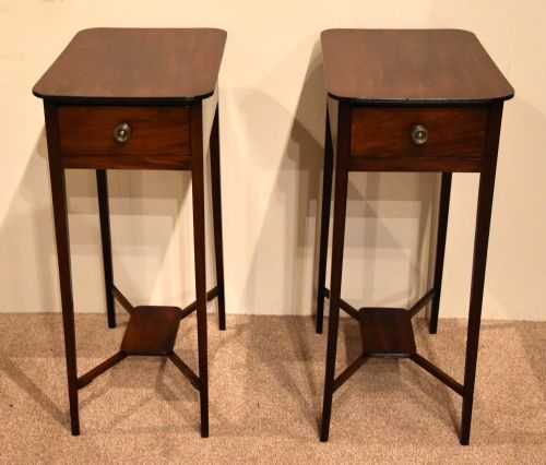 PAIR OF REGENCY MAHOGANY SIDE TABLES - ADDITIONAL PHOTO 1